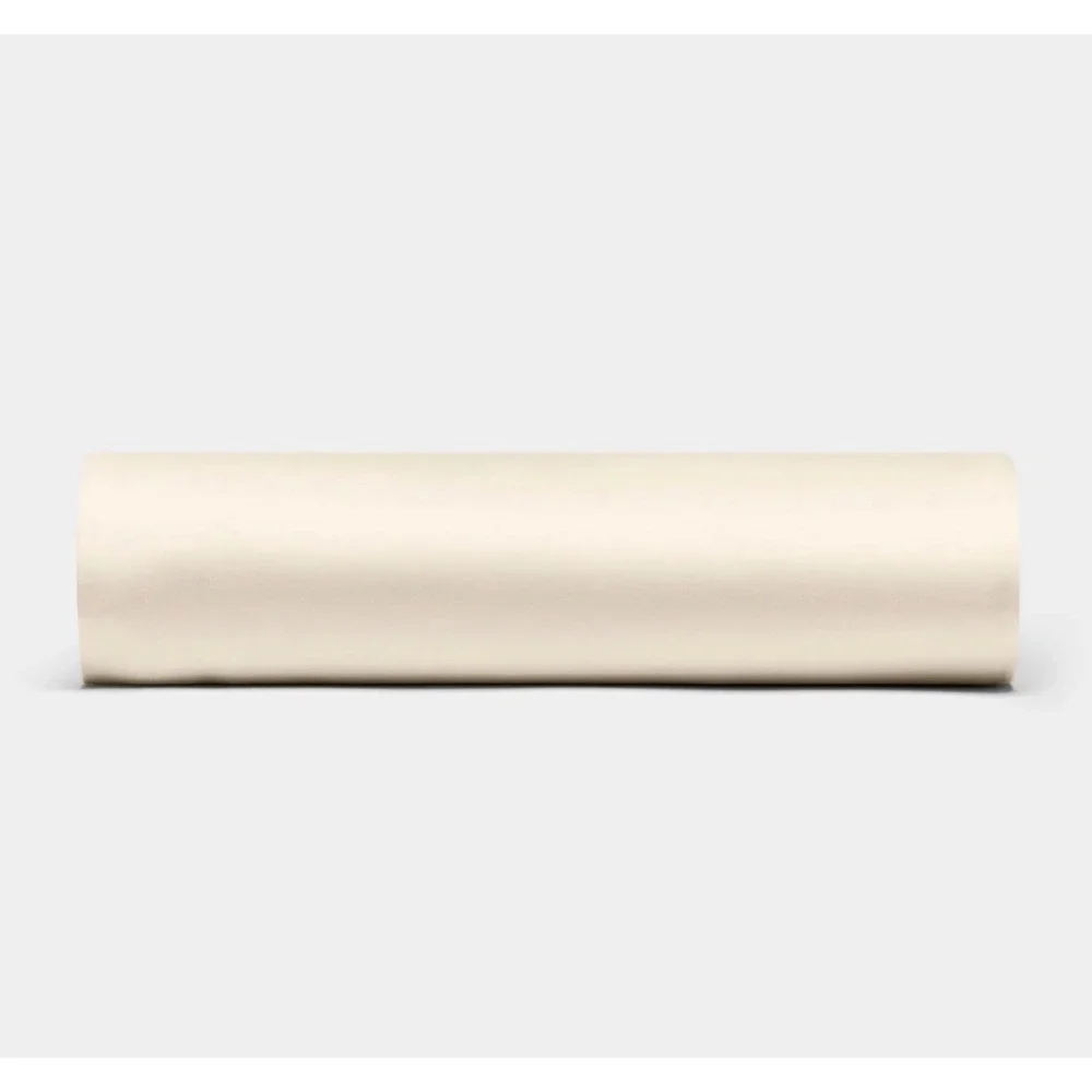 Cozy Earth Queen Fitted Sheet Creme Bamboo Viscose 360 Degree Elastic Hem NWT